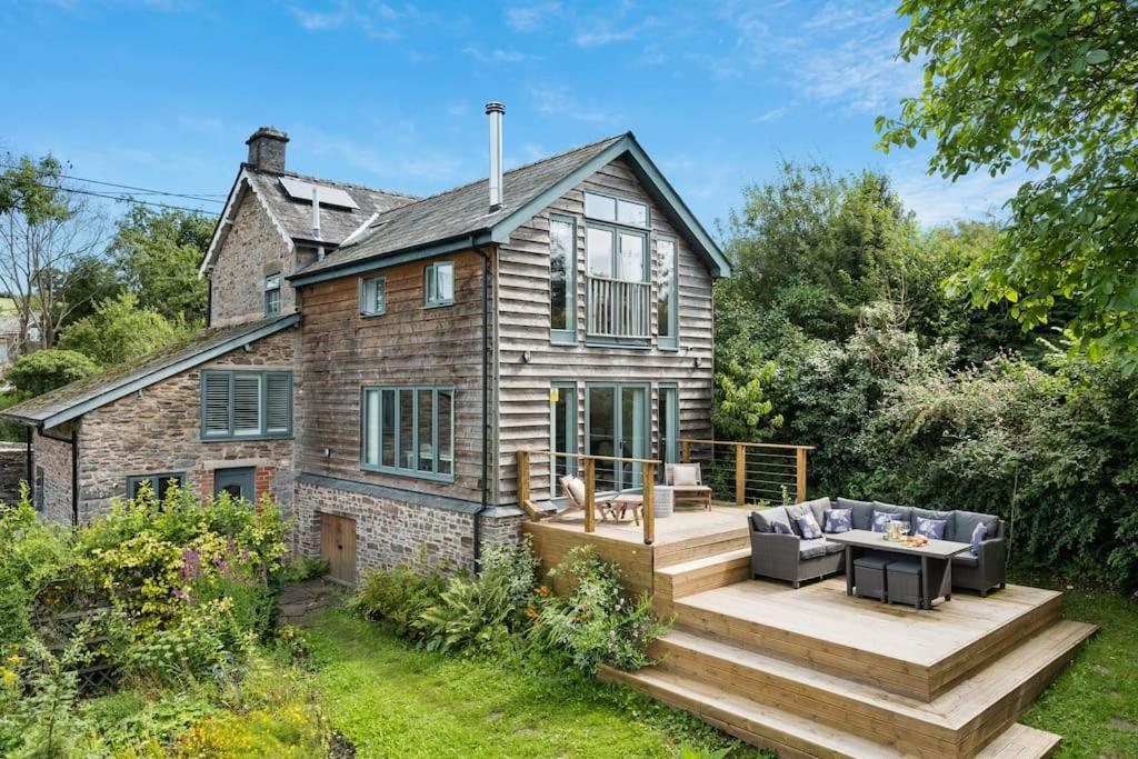 Luxury Cottage Near Hay-On-Wye Llanigon Exterior foto