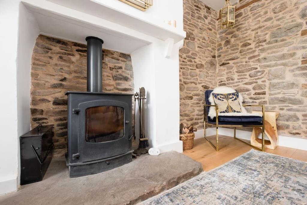 Luxury Cottage Near Hay-On-Wye Llanigon Exterior foto