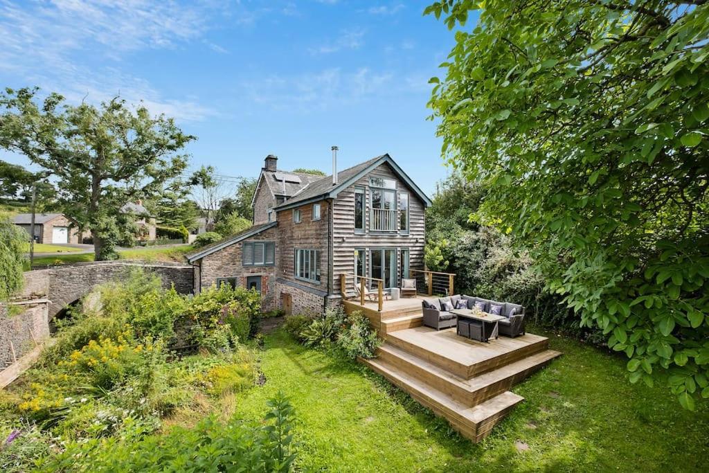 Luxury Cottage Near Hay-On-Wye Llanigon Exterior foto